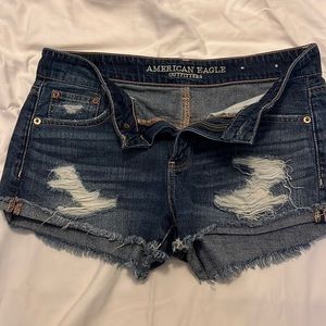 American eagle jean shorts
